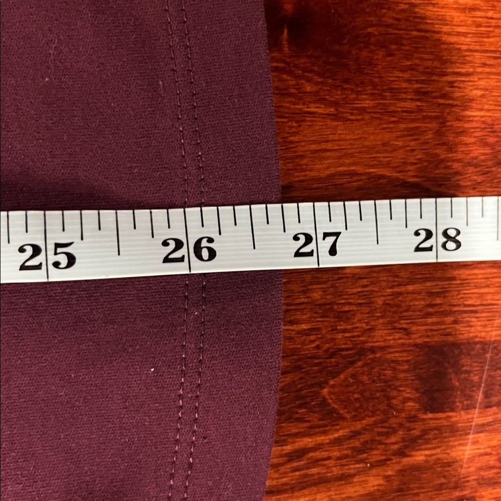 L.L. Bean Women's Pullover Top 2X Plus Burgundy Shawl Collar 100% Cotton NWOT - Picture 11 of 12